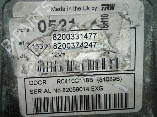 Engine control unit (ECU) RENAULT KANGOO (KC0/1_) 1.5 dCi | BP20797332M57