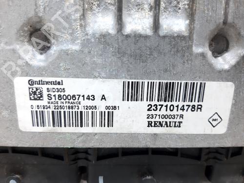 Engine control unit (ECU) RENAULT MEGANE III Hatchback (BZ0/1_, B3_) 1.5 dCi (BZ09, BZ0D, BZ1W, BZ29, BZ14) | BP20813458M57 