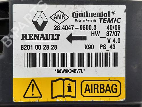 ECU airbags DACIA SANDERO  | BP20761590M53 