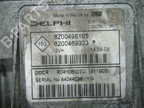 Engine control unit (ECU) RENAULT CLIO II (BB_, CB_) 1.5 dCi (B/CB07) | BP20797363M57 