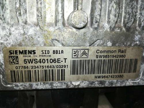 Engine control unit (ECU) CITROËN XSARA (N1) 2.0 HDi 90 | BP20785933M57 