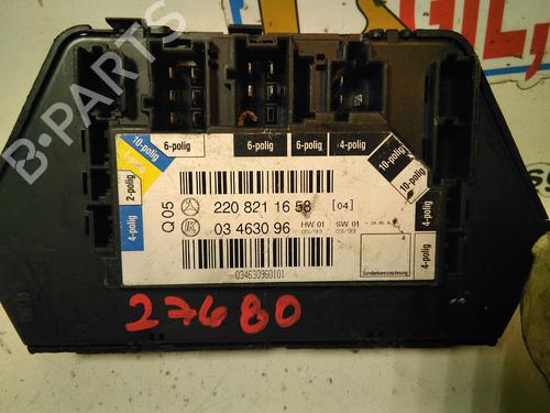 Used Comfort control module MERCEDES-BENZ S-CLASS (W220) S 320 CDI (220.026, 220.126) (197 hp) 20790557