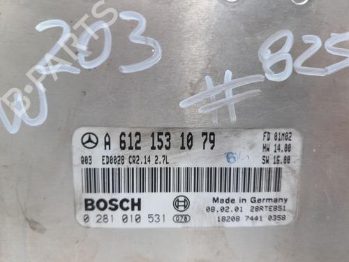 Engine control unit (ECU) MERCEDES-BENZ C-CLASS (W203) C 270 CDI (203.016) | BP21100628M57 