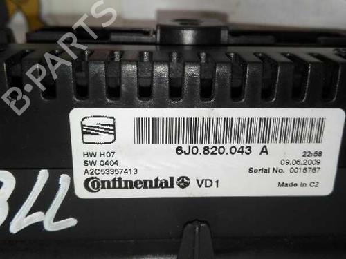 Climate control SEAT IBIZA IV (6J5, 6P1)  | BP20780019I5 