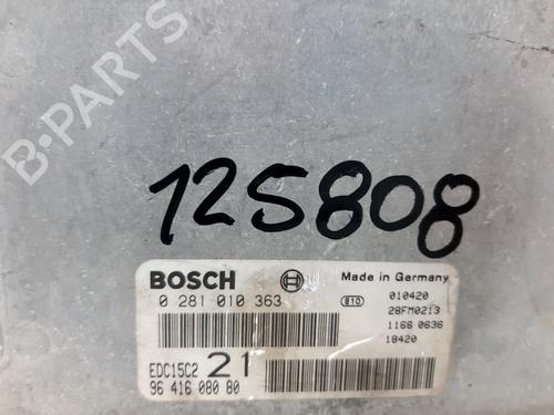 Engine control unit (ECU) PEUGEOT 406 (8B) 2.0 HDI 110 | BP20746017M57