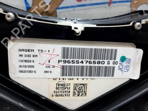 Instrument cluster PEUGEOT 307 (3A/C)  | BP20754681C47 