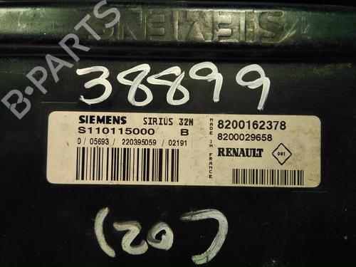 Engine control unit (ECU) RENAULT CLIO II (BB_, CB_)  | BP20798058M57 