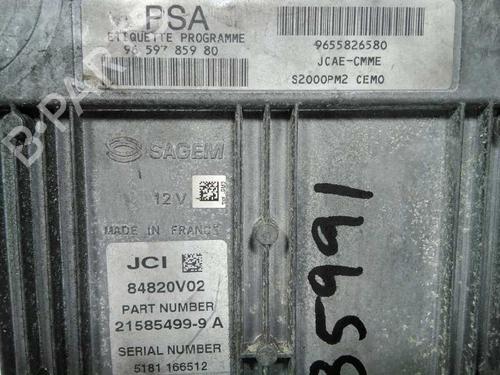 Engine control unit (ECU) CITROËN XSARA PICASSO (N68) 1.8 16V | BP20796233M57 