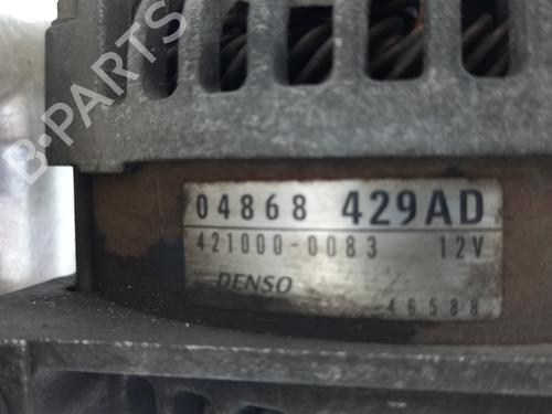 Alternator CHRYSLER VOYAGER IV (RG, RS) 2.8 CRD | BP20748965M7 