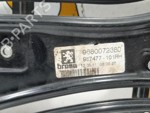 Rear right window mechanism PEUGEOT 207 CC (WD_) 1.6 HDi | BP20767842C25 