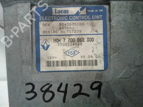 Engine control unit (ECU) RENAULT KANGOO (KC0/1_) D 55 1.9 (KC0D) | BP20797657M57 