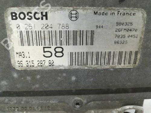 Engine control unit (ECU) PEUGEOT 106 II (1A_, 1C_) 1.1 i | BP20806011M57 