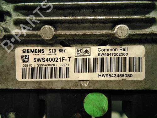 Engine control unit (ECU) CITROËN C3 I (FC_, FN_) 1.4 HDi | BP20796308M57 