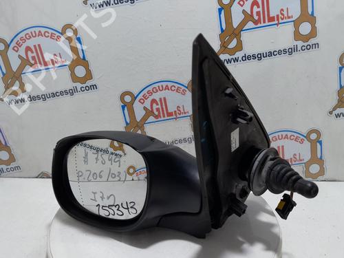 Used Left mirror PEUGEOT 206 Hatchback (2A/C) [1998-2012]  20763139
