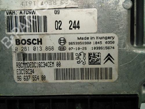 Engine control unit (ECU) PEUGEOT 207 SW (WK_) 1.6 HDi | BP20795616M57 