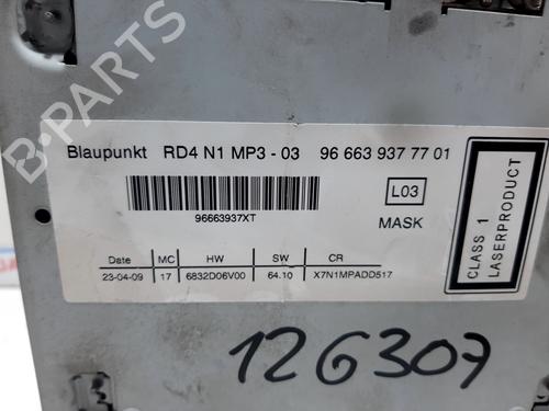 Radio CITROËN BERLINGO MULTISPACE (B9) 1.6 HDi 90 | BP20746188E6 