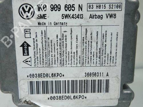 Kollisjonspute styreenhet VW GOLF V (1K1)  | BP20803557M53 