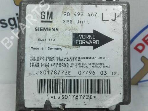 ECU airbags OPEL OMEGA B (V94) 2.5 TD (F69, M69, P69) | BP20806209M53 