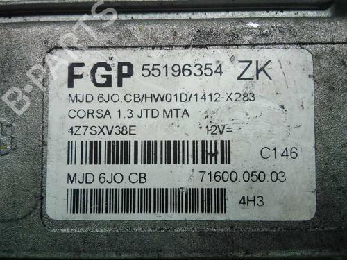 Engine control unit (ECU) OPEL CORSA C (X01)  | BP20799427M57 