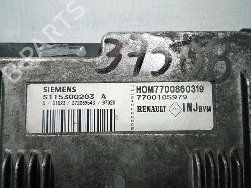 Engine control unit (ECU) RENAULT MEGANE I (BA0/1_) 1.6 e (BA0F, BA0S) | BP20796862M57 