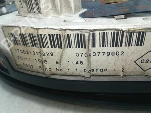 Instrument cluster RENAULT KANGOO (KC0/1_) D 65 1.9 (KC0E, KC02, KC0J, KC0N) | BP20803684C47 