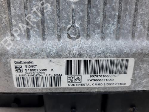 Engine control unit (ECU) PEUGEOT 207 CC (WD_) 1.6 HDi | BP20757884M57 