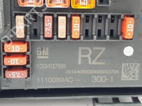 Fuse box OPEL ASTRA J (P10)  | BP27363087E1 
