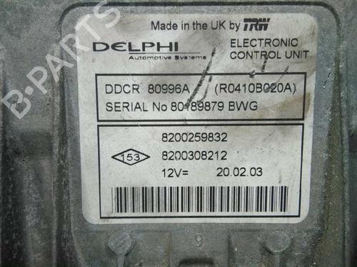 Engine control unit (ECU) RENAULT MEGANE II (BM0/1_, CM0/1_) 1.5 dCi (BM0F, BM0T, BM2B, CM0F, CM0T) | BP20797304M57 