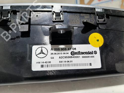 Climate control MERCEDES-BENZ C-CLASS (W205) C 300 BlueTEC Hybrid / h (205.012) | BP20763605I5 