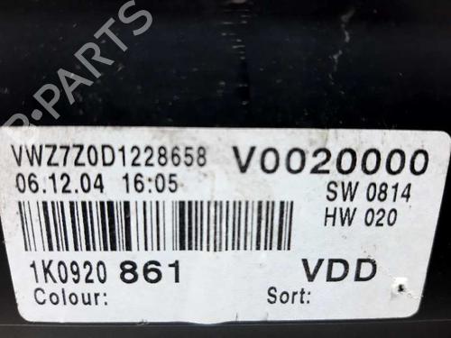 Instrument cluster VW GOLF V (1K1) | BP21014993C47