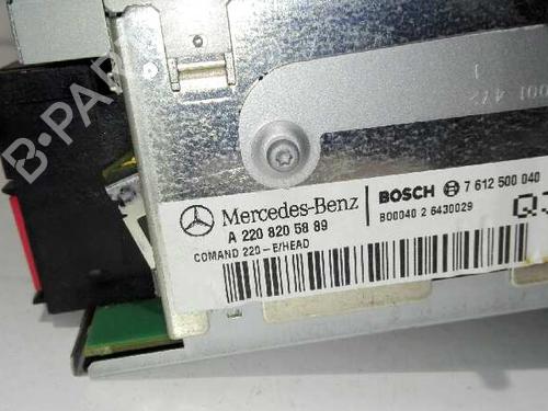 Radio MERCEDES-BENZ S-CLASS (W220)  | BP20775610E6 