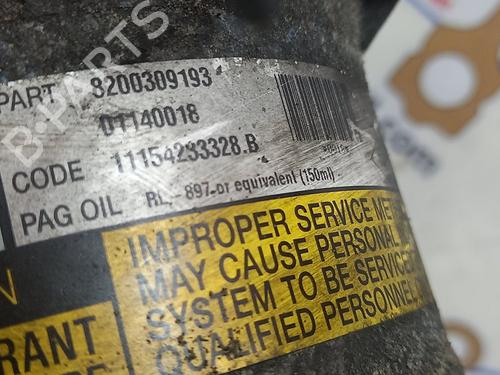 AC compressor RENAULT GRAND SCÉNIC II (JM0/1_)  | BP20771582M34 