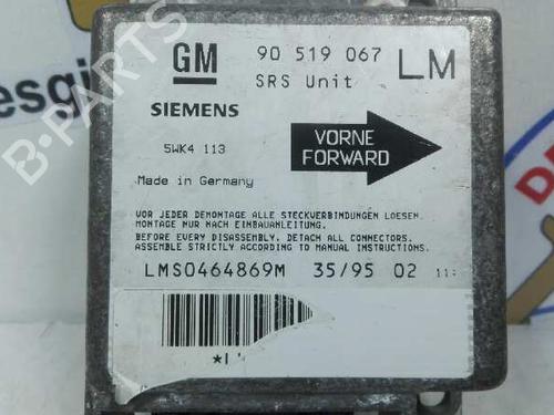 ECU airbags OPEL ASTRA F Hatchback (T92) 1.6 i 16V (F08, M08, F68, M68) | BP20806224M53 