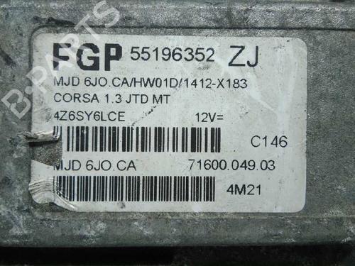 Engine control unit (ECU) OPEL CORSA C (X01) 1.3 CDTI (F08, F68) | BP20799447M57 