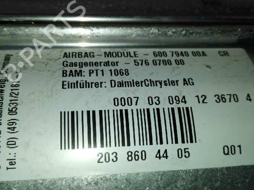 Passasjer kollisjonspute MERCEDES-BENZ C-CLASS T-Model (S203) C 220 CDI (203.208) | BP20777767C10 