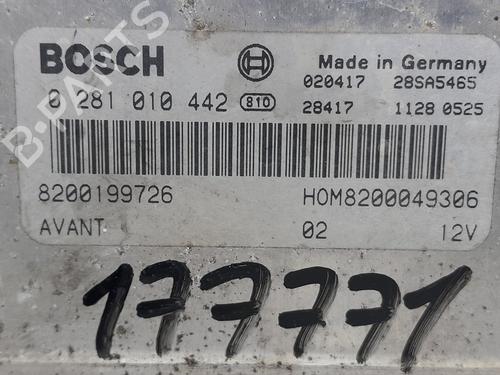 Engine control unit (ECU) RENAULT MEGANE I (BA0/1_) 1.9 dTi (BA1U) | BP24497479M57 