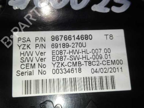 Instrument cluster PEUGEOT 5008 (0U_, 0E_) 1.6 HDi | BP20780299C47 