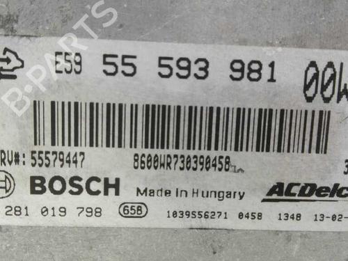 Engine control unit (ECU) OPEL CORSA D (S07)  | BP20781133M57 