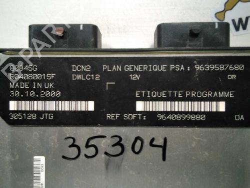 Engine control unit (ECU) PEUGEOT 206 Hatchback (2A/C) 1.9 D | BP20795845M57 