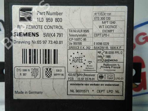 Electronic module SEAT IBIZA II (6K1) 1.4 i | BP20804690M83 