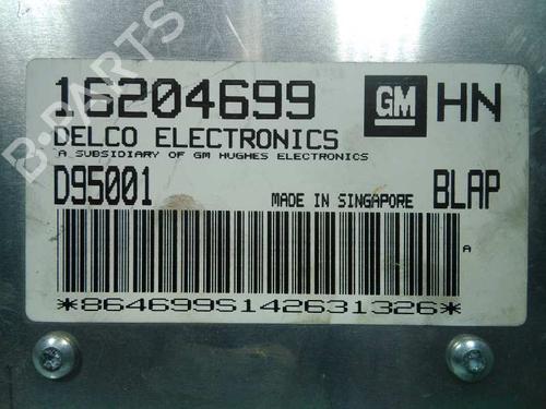 Engine control unit (ECU) OPEL ASTRA F Saloon (T92) 1.4 (F19, M19) | BP20798900M57 