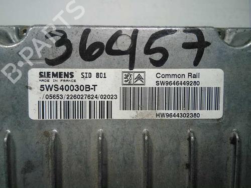 Engine control unit (ECU) PEUGEOT 307 (3A/C) 2.0 HDi 90 | BP20796413M57 