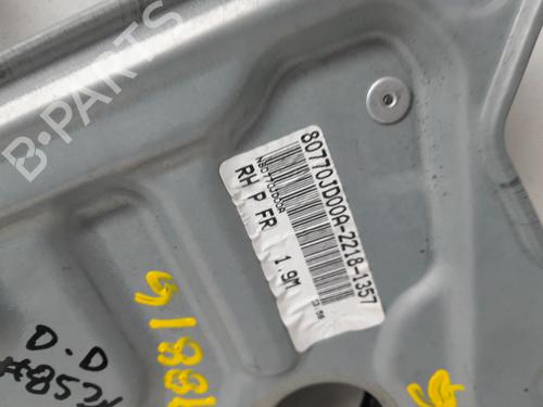 Rudehejsemekanisme Højre foran NISSAN QASHQAI I (J10, NJ10) [2006-2015]  30638222