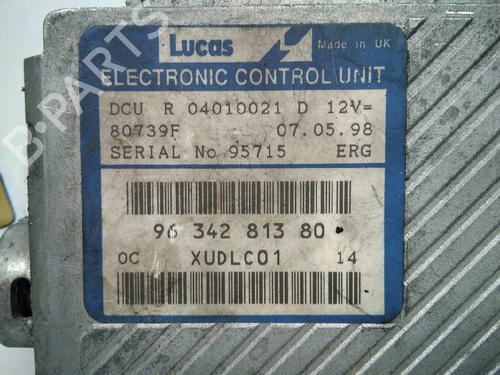 Engine control unit (ECU) PEUGEOT 806 (221)  | BP20795757M57 