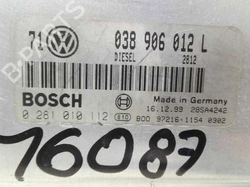 Engine control unit (ECU) VW GOLF IV (1J1) 1.9 TDI | BP20792855M57 