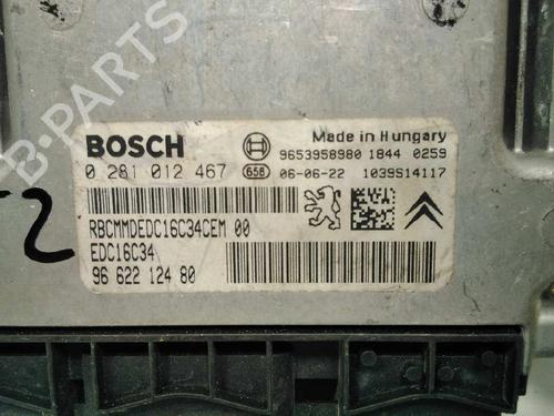 Engine control unit (ECU) PEUGEOT 207 (WA_, WC_) 1.6 HDi | BP20795549M57 