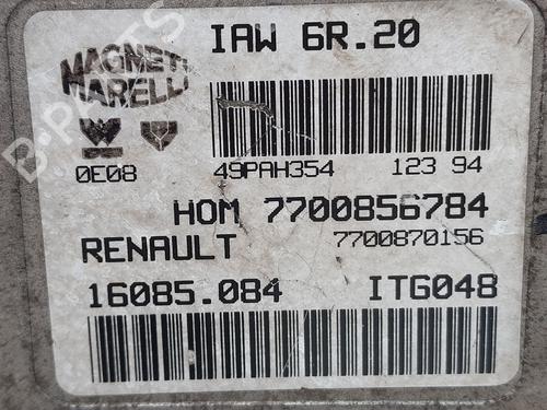Engine control unit (ECU) RENAULT TWINGO I (C06_) 1.2 (C067) | BP28192221M57 