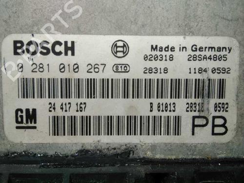 Engine control unit (ECU) OPEL ASTRA G Hatchback (T98) 2.0 DTI 16V (F08, F48) | BP20799167M57 