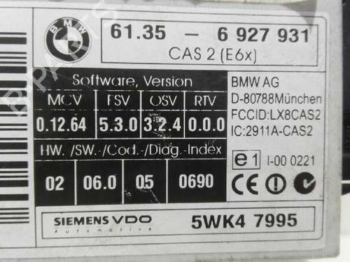 Electronic module BMW 5 (E60) 530 d | BP20790668M83 