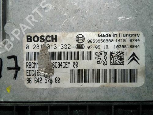 Engine control unit (ECU) PEUGEOT 307 (3A/C) 1.6 HDi | BP20795647M57 
